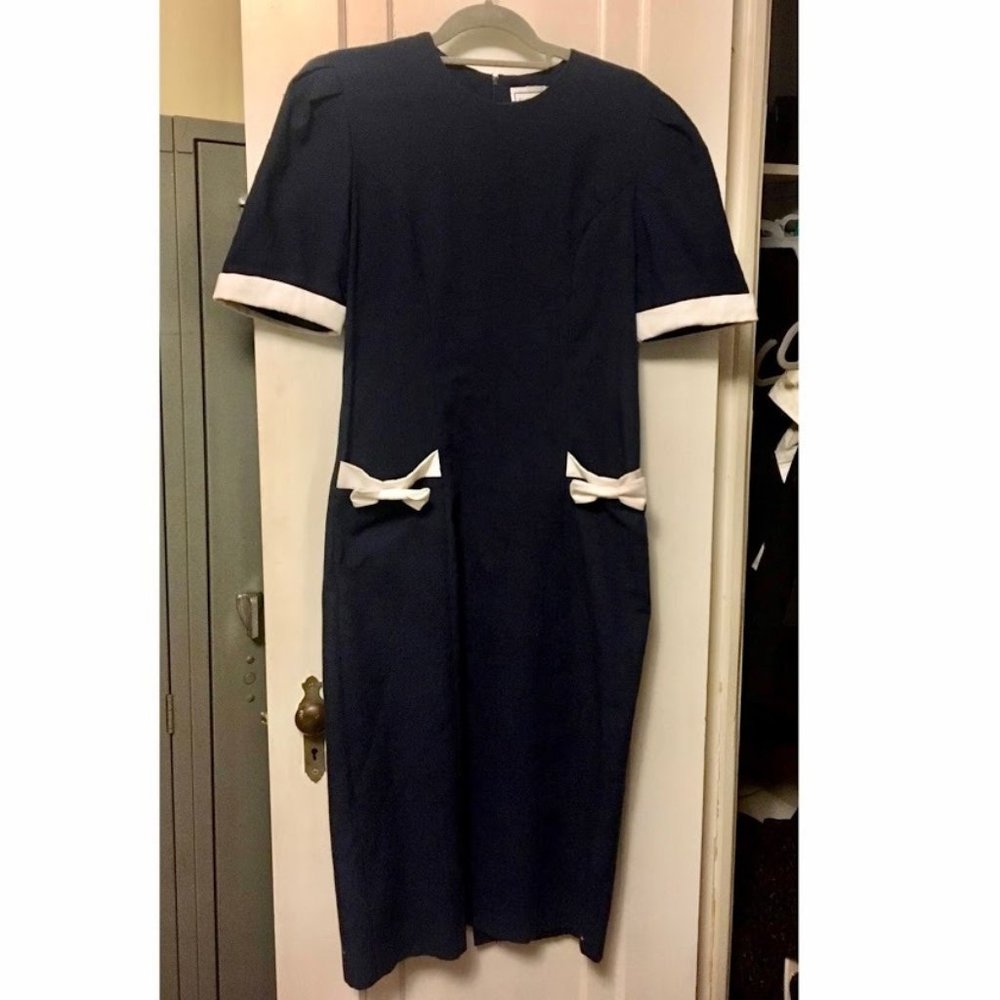 Jessica Howard Dress Vintage Vibes Navy Blue